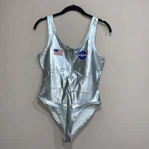 Metallic NASA Bodysuit